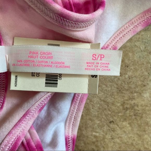 Pink Victoria Secret Pink Crop Sports Bra - Picture 7 of 10